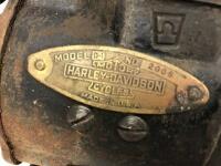 HARLEY-DAVIDSON: An early Harley-Davidson Model D-1 starter motor (no.2006) - 2