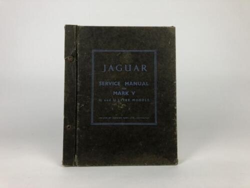 JAGUAR: A Jaguar Service Manual For Mark V 2.5 and 3.5 Litre Models