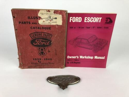 FORD: Three Ford items. Ford V8 badge