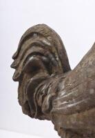 A French antique style cast metal figures of rooster, 57cm high - 5