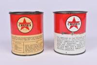 CALTEX: Two Caltex&nbsp;'MARFAK'&nbsp;grease&nbsp;tins. - 2