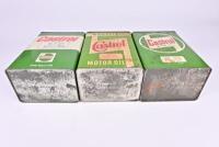CASTROL: Three Castrol one gallon oil cans&nbsp;of varying periods. - 5