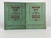 AUSTIN: A group of Austin Service Manuals, Running and Maintenance Instructions booklets, Parts Lists. Austin 8, A40, A50, A55 models - 3