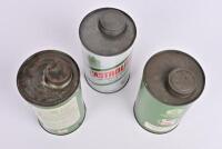 CASTROL: Three one quart Castrol oil cans. - 3