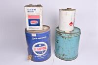 AMPOL: Four Ampol drums and cans. - 2