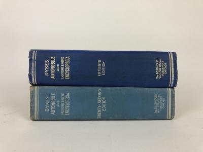 DYKE'S: Two editions of 'Dyke's Automobile And Gasoline Engine Encyclopedia' by A.L.Dyke