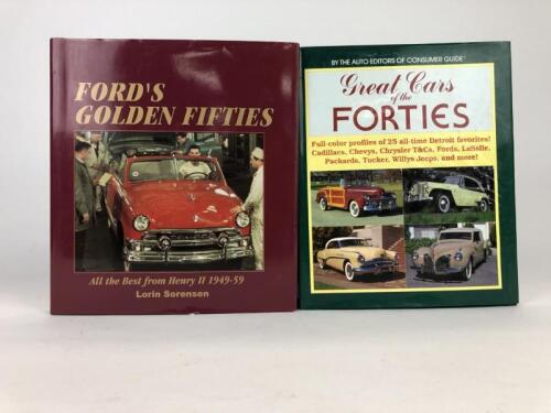AMERICAN CARS/FORD: Two hardcover books covering American cars