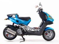 2000&nbsp;Italjet Dragster 180 Scooter (blue) -[Brunswick].