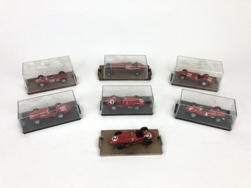 FERRARI/FIAT: Seven 1:43 scale Ferrari and Fiat models