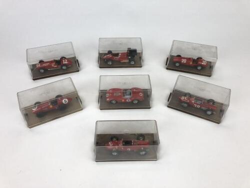 BRUMM/FERRARI: Seven 1:43 scale Ferrari models by Brumm