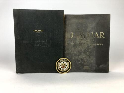 JAGUAR: Three Jaguar items. Service and workshop manuals - Covering Mk V- MkVII - MkVIII - MkIX - XK120 - XK140 - XK150