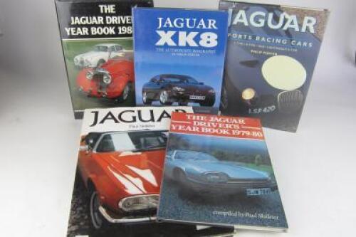 JAGUAR: Five books relating to Jaguar (three signed by author).