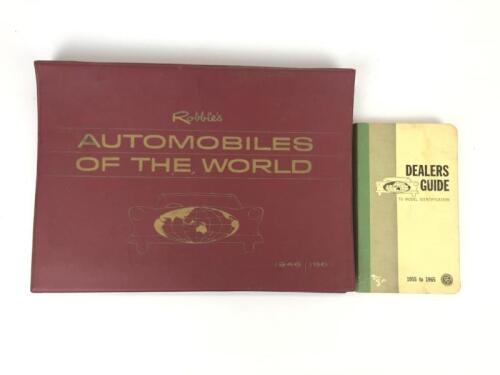 DEALER GUIDES: Two dealer guides. 'Robbie's Automobiles Of The World - 1946 - 1961'