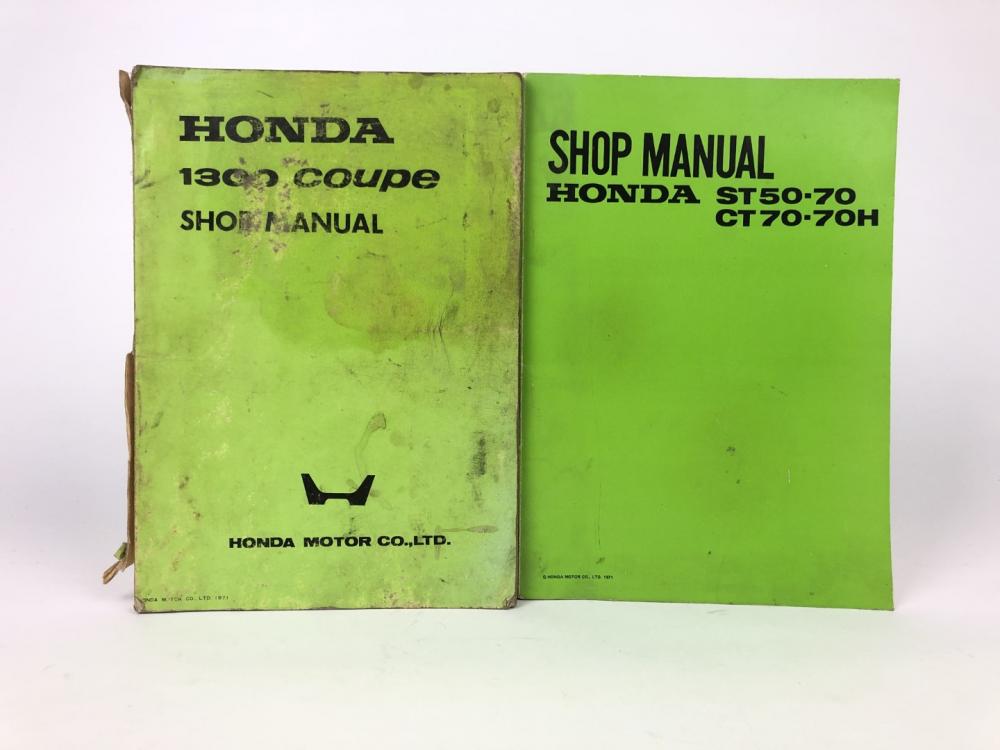 HONDA: Two Honda Shop Manuals. 1300 and Honda motorcycle manuals