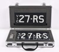 Victorian Signature Series plate '27-RS', sold with rights to display - [Location: Cheltenham, VIC]