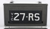 Victorian Signature Series plate '27-RS', sold with rights to display - [Location: Cheltenham, VIC] - 2