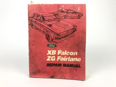 FORD: A Ford 'XB Falcon ZG Fairlane Repair Manual' (Part No.WM16)