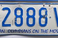 Victorian Special Interest Olympic plate&nbsp;'2888-V', sold with rights to display [Location: Cheltenham, VIC] - 4