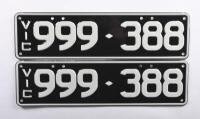 Six-digit Victorian Custom Numerical plates '999-388', sold with rights to display [Location: Cheltenham, VIC] - 2