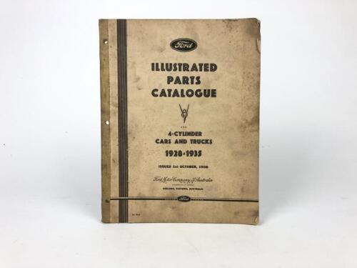 FORD: A 'Ford Illustrated Parts Catalogue V8 And 4-Cylinder Cars And Trucks 1928-1935'