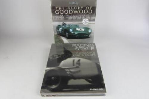 GOODWOOD: Two large hardcover books covering Goodwood (one with The Earl of March signed letter).