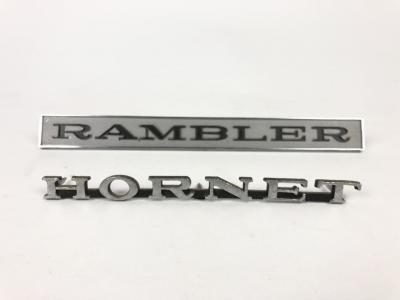 RAMBLER: 'Hornet' and 'Rambler' badges