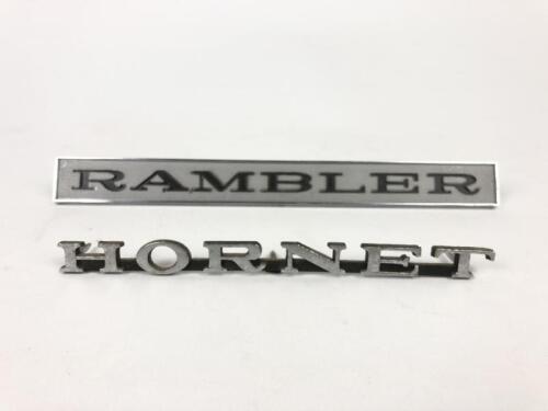 RAMBLER: 'Hornet' and 'Rambler' badges