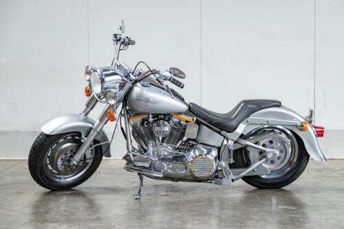 26 · 1989 Harley Davidson Fat Boy - Silver Ghost Motorcycle [Location: Cheltenham]