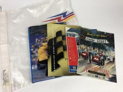 AUSTRALIAN GRAND PRIX: A collection of Australian Grand Prix ephemera. Peter Brock signed 2000 Australian Grand Prix information pack