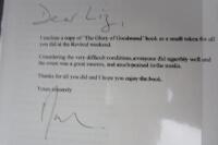 GOODWOOD: Two large hardcover books covering Goodwood (one with The Earl of March signed letter). - 4