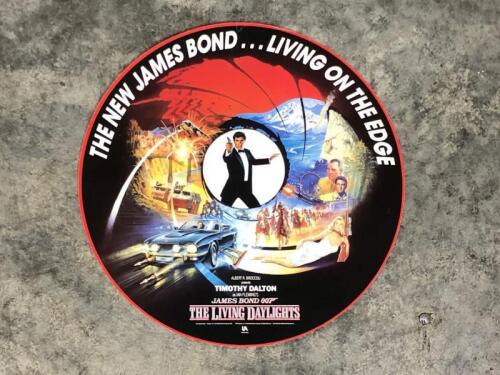 ASTON MARTIN: Two Aston Martin/James Bond items. 'The Living Daylights's promotional board