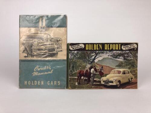 HOLDEN: Two Holden Owner's Manual, 1951 and 1955