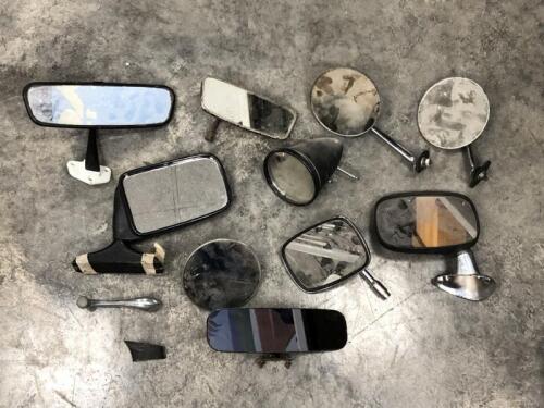 REAR VIEW MIRRORS: A collection of rear view mirrors