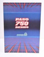 DUCATI: A colour fold out 1986&nbsp;Ducati 750 Paso&nbsp;Desmo&nbsp;sales brochure