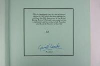 B.R.D.C: 'British Racing Drivers' Club Diamond Jubilee' hardcover book. L.E 58/1000. Signed by G.Lascelles. - 4