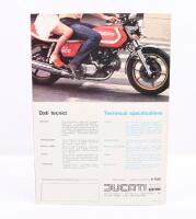 DUCATI: A colour fold out 1978 Ducati 900 SD Darham&nbsp;sales brochure - 4