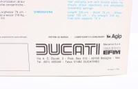 DUCATI: A colour fold out 1978 Ducati 900 SD Darham&nbsp;sales brochure - 5