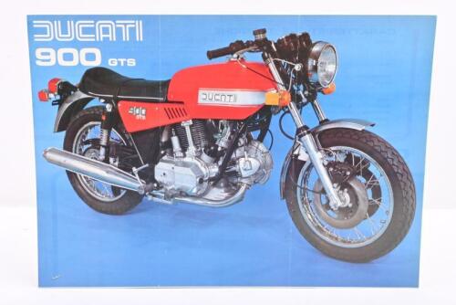 DUCATI: A colour double sided single sheet 1977 Ducati 900 GTS sales brochure
