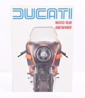 DUCATI: A colour fold out 1983 Ducati 900 S2&nbsp;Desmo&nbsp;sales brochure