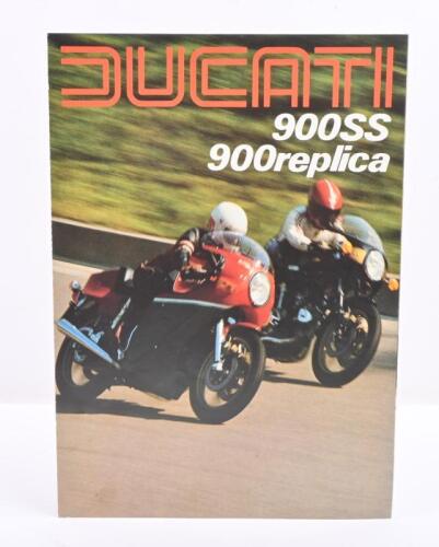 56 · DUCATI: A colour fold out 1980 Ducati 900 SS, 900 Replica sales brochure