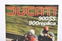 DUCATI: A colour fold out 1980 Ducati 900 SS, 900 Replica sales brochure - 2