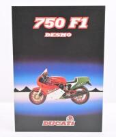 DUCATI: A colour fold out 1986 Ducati&nbsp;750 F1 sales brochure