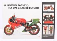 DUCATI: A colour fold out 1986 Ducati&nbsp;750 F1 sales brochure - 2