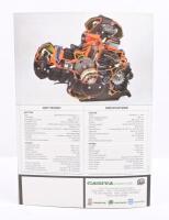 DUCATI: A colour fold out 1986 Ducati&nbsp;750 F1 sales brochure - 3