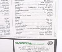 DUCATI: A colour fold out 1986 Ducati&nbsp;750 F1 sales brochure - 4