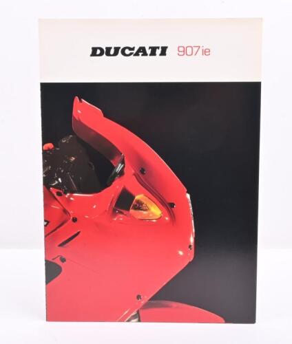 60 · DUCATI: A colour fold out 1991 Ducati 907 IE sales brochure