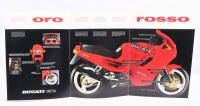 DUCATI: A colour&nbsp;fold out 1991 Ducati&nbsp;907 IE&nbsp;sales brochure - 2