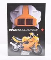 DUCATI: A Ducati 2000&nbsp;Model Year & Range sales&nbsp;brochure, large fold out format with colour imagery.