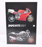 DUCATI: A Ducati 2001&nbsp;Model Year/Range sales&nbsp;brochure, large fold out format with colour imagery.