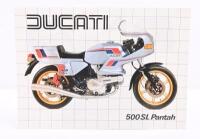 DUCATI: A double sided single sheet 1981 Ducati 500 SL&nbsp;Pantah&nbsp;sales brochure